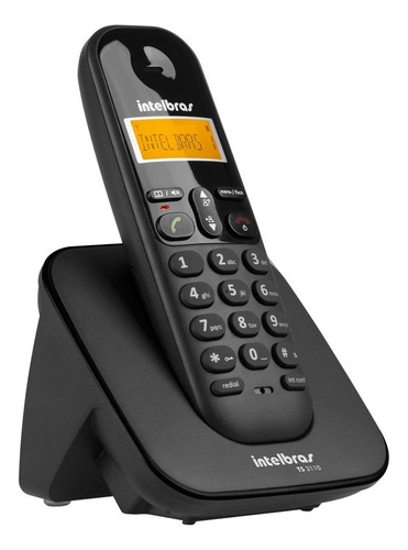 Aparelho Telefone Para Chip Celular Gsm 3g Ramal Adicional Cor Preto