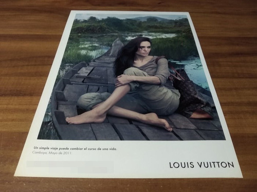 (pg568) Angelina Jolie * Publicidad Louis Vuitton