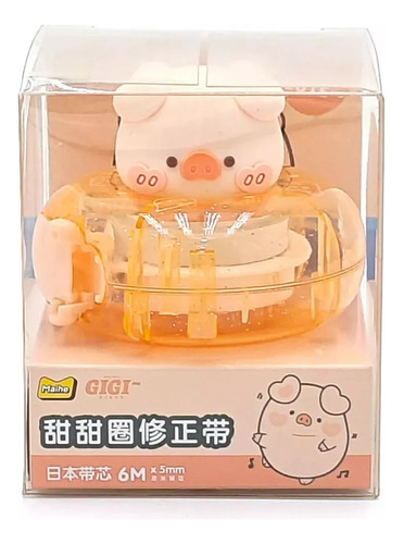 Corrector En Cinta Cerdito Chanchito Gigi Piggy Kawaii