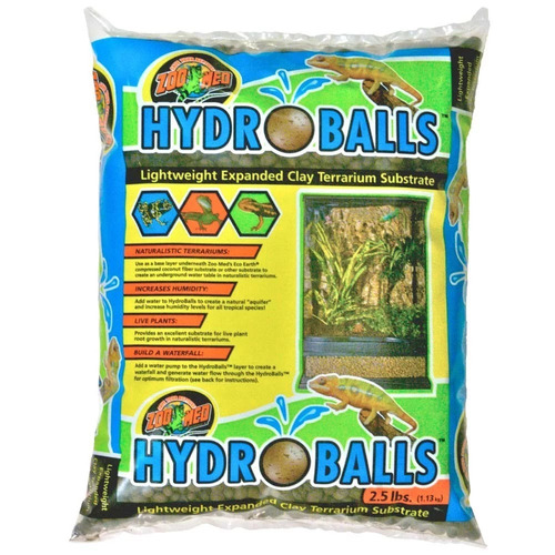 Substrato Hydroballs Zoomed P/répteis 1,13kg