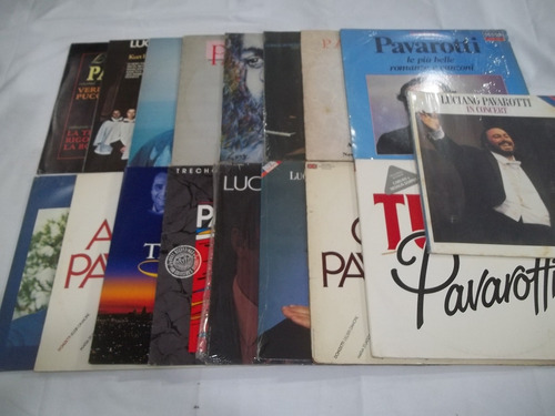 Lp Vinil - Luciano Pavarotti - 17 Discos