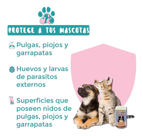 Talco Antipulgas Y Garrapatas