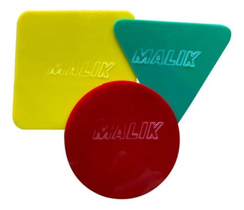 Tarjetas De Árbitro Hockey X3 Amarilla Roja Y Verde Malik