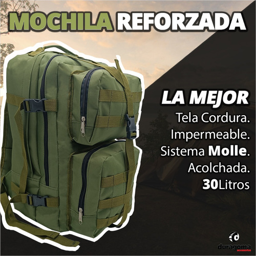 Mochila Tactica Trekking Camping Crossfit Militar 30lts