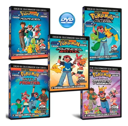 Dvd Pokémon 2ª Temporada Completa E Dublada