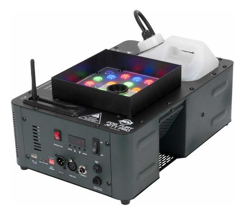 Máquina De Humo Adj Fog Fury Jett Pro 1500w Dmx Color Negro
