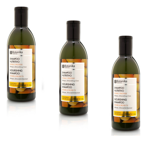Shampoo Nutritivo - Botanika (350 Ml) Fyr X3 Unidades