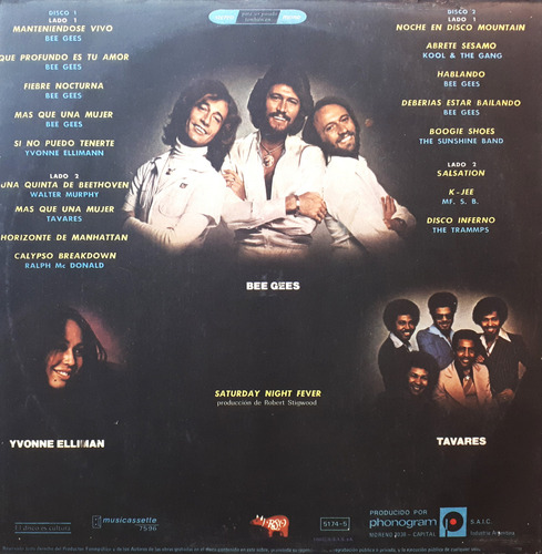 Bee Gees Saturday Night Fever 2 Lps - Lp (Usado)