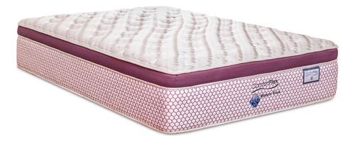 Colchón King Size Spring Air Aurora Comfortflex Sp Color Morado