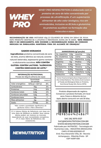 Combo 2 Whey Pro 1kg Newnutrition