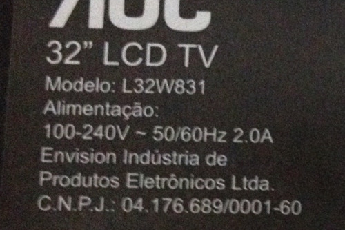 Receptor E Teclado Tv Lcd Aoc L32w831