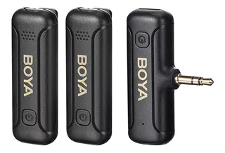 Microfone Boya By-wm3t2-m2 Lapela Sem Fio Wireless Plug P2