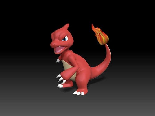 Pok3monn Charmeleon - Escultura