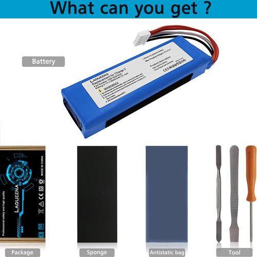 Batería Laqueena Gspa De 6000mah Compatible Con Jbl Charge 3