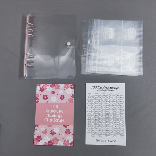 O0100 Envelope Challenge Binder Savings Binder Para Save 505
