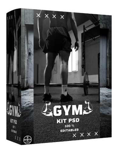 Kit Psd 100 % Editable Fitness, Yoga, Gym, Banner R/sociales