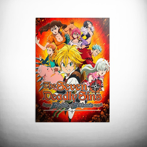 Imagem 1 de 1 de Poster Fotográfico Adesivo Anime Nanatsu No Taizai