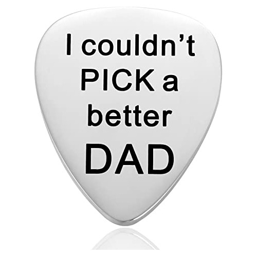 Púa De Guitarra Papá, Regalo De Cumpleaños Papá Mú...