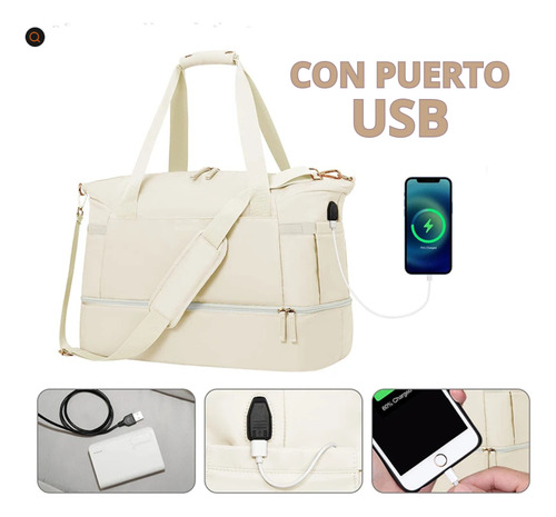 Dufflebag - Bolsa Deportiva De Gimnasio Para Mujer Con Gran