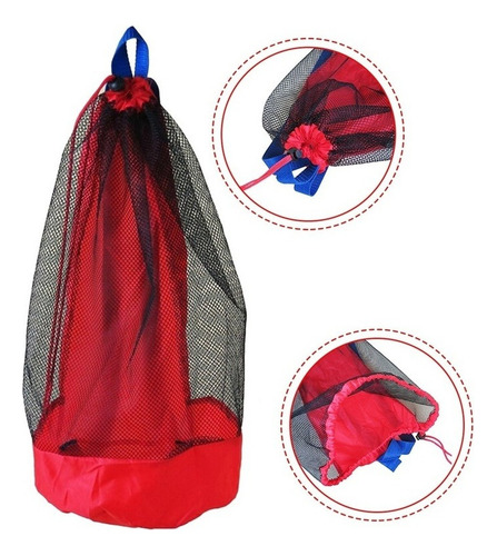 I Bolsa De Malla De Playa Portátil De 2 Piezas Para Niños