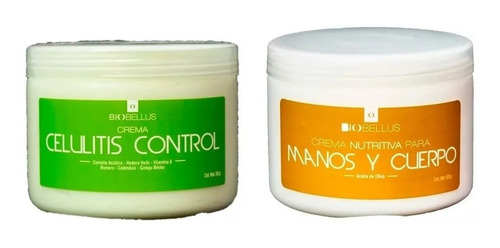 Crema Celulitis Control + Crema Oliva 500ml - Biobellus