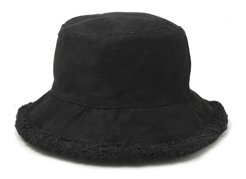 Piluso Sombrero Mujer Hombre Gamuza Corderito Reversible