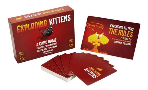 Exploding Kittens + 2 Expansiones Artesanal