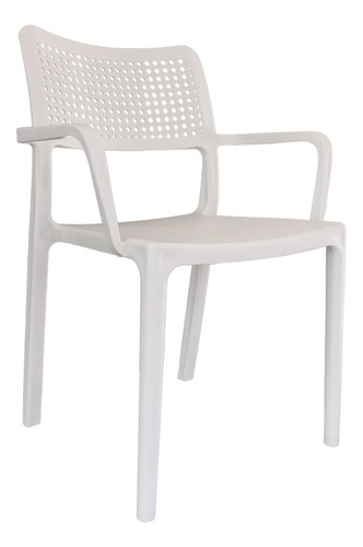 Silla De Comedor Sicilia Flia Hdc Group X4 Unidades Estructura De La Silla Blanco Diseño De La Tela Polipropileno