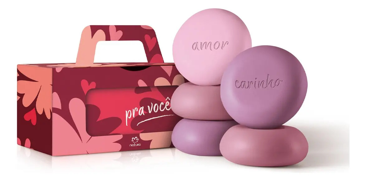 Natura Tododia Sabonetes Sortidos Amor  E Carinho 5un 90g