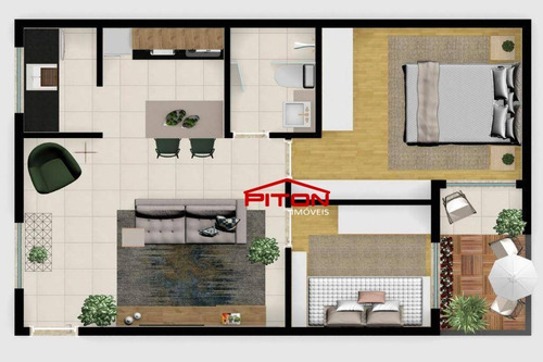 Imagem 7 de 9 de Studio Com 2 Dormitórios À Venda, 43 M² Por R$ 229.000,00 - Vila Esperança - São Paulo/sp - St0071