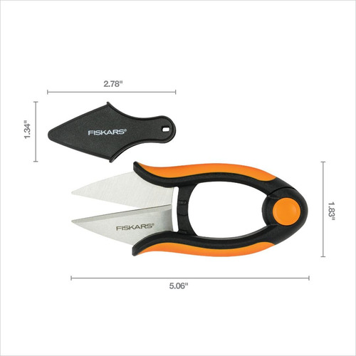 Tijeras De Jardín Para Hierbas 12.7 Cm Con Funda Y Mango Sof