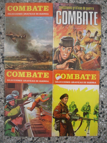 Lote Revistas Relatos De Guerra - Combate - Hazañas Bélicas