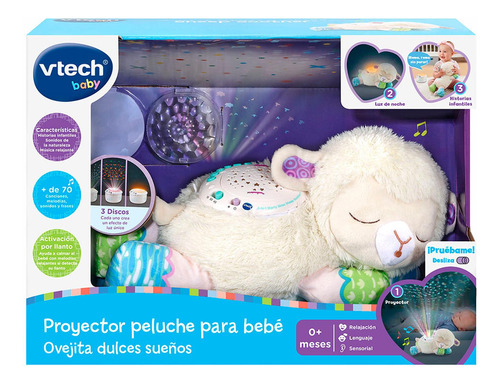 Proyector Peluche Para Bebe - Ovejita Dulces Suenos