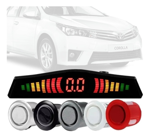 Kit Sensor De Estacionamento (ré) Completo Toyota Corolla