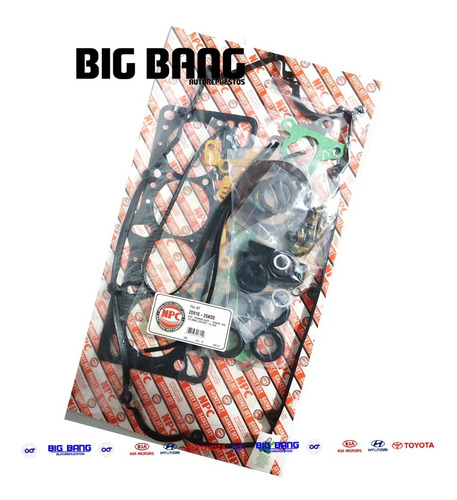 Empacadura Hyundai Getz Elantra 1.6 Juego Kit Moss