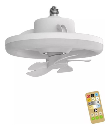 Ventilador De Techo Comde, Color Blanco, Con Inversor, Mando