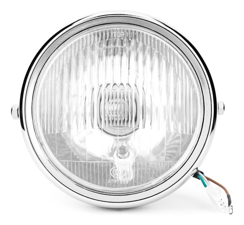 Faro Delantero Universal Para Motocicleta, Retro, Carcasa Pl