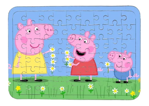 Rompecabezas Peppa Pig De Cartón 54