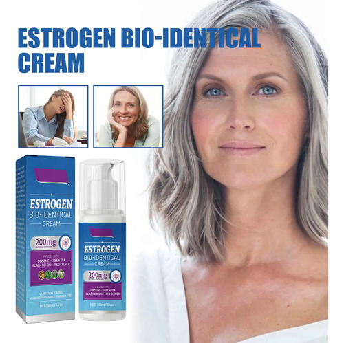 Crema De Progesterona X Para La Menopausia 100ml - Bio-ident