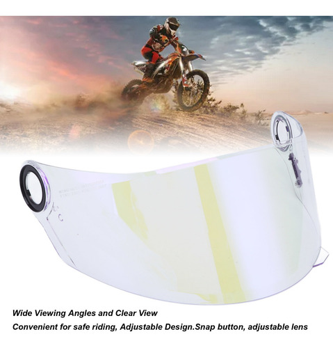 Visera De Repuesto Para Casco De Motocicleta, Ajustable A Pr