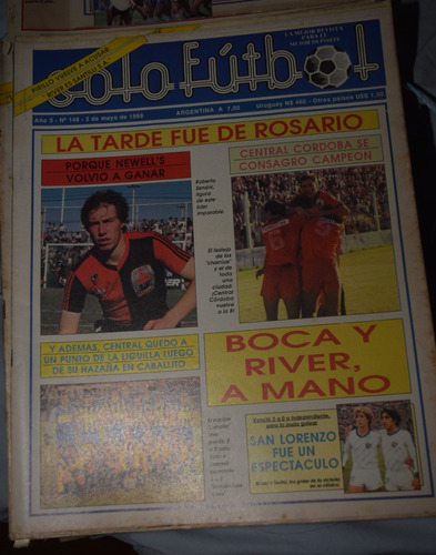 Revista Solo Futbol La Tarde Fue De Rosario