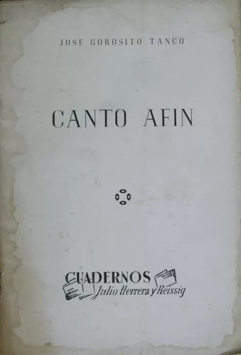 José Gorosito Tanco: Canto Afín - Nº 20