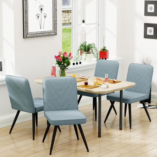 Apeaka Juego De 4 Sillas De Comedor Modernas Sillas