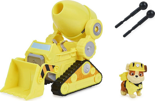 Paw Patrol Rubble Deluxe Vehicle The Movie Patrulla Canina 