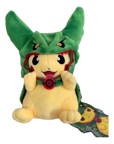 Peluche Pikachu Rayquaza Sonrisa Nintendo Game Freak Pokemon