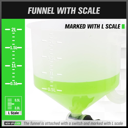 Swanlake No-spill Coolant Funnel Kit,spill Proof Radiator Fu