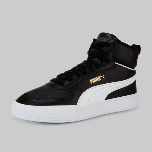Imagen 3 de 4 de Tenis Puma Caven Mid Negro/blanco Mod.385843-02 + Original +