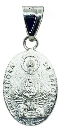 Medalla De La Virgen De Zapopan Doble Mateada (deperlá)