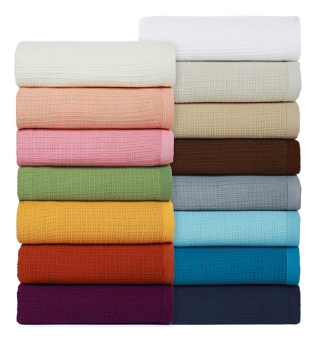 Manta De Algodón Treewool 100% Queen Size Para Cama -
