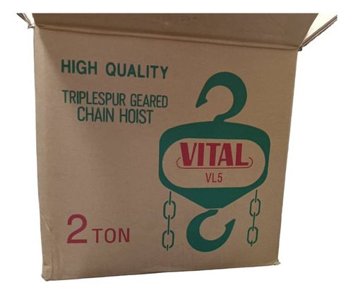 Señorita Polipasto Cadena 2ton Vital